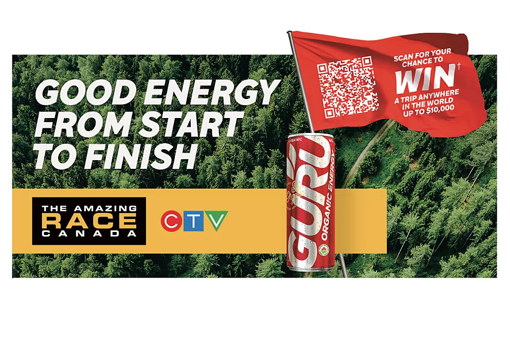 GURU Organic Energy Partners With CTV’s THE AMAZING RACE CANADA