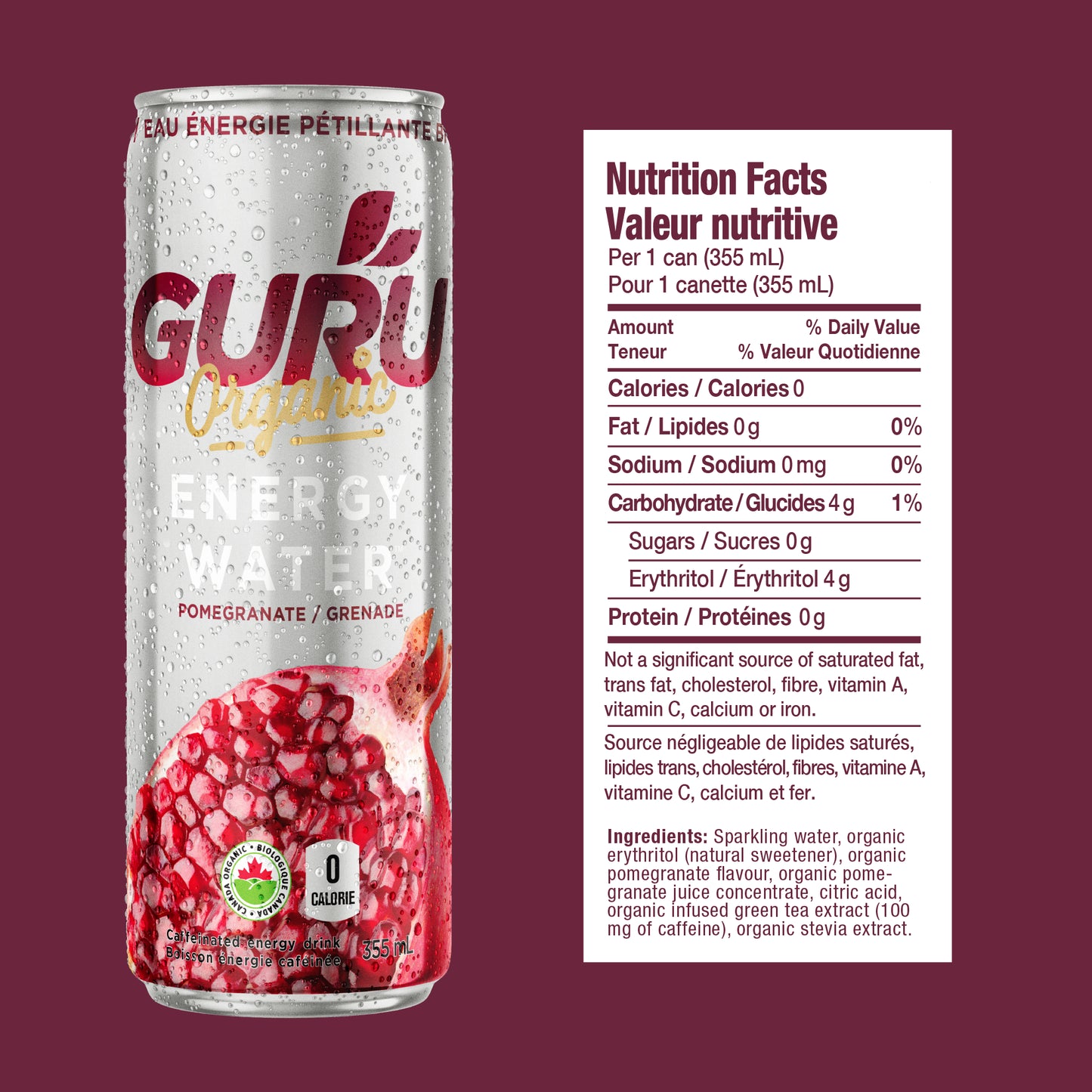 GURU Water Pomegranate