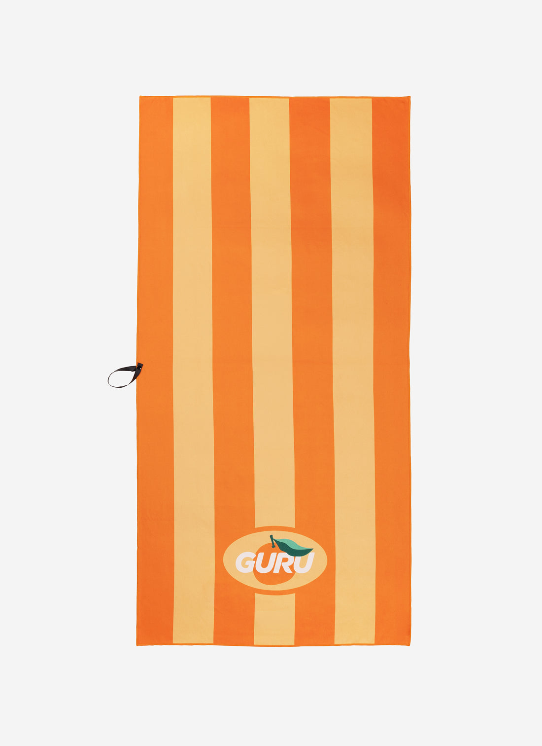Orange Logo Beach Towel | GURU Organic Energy – GURU Beverage