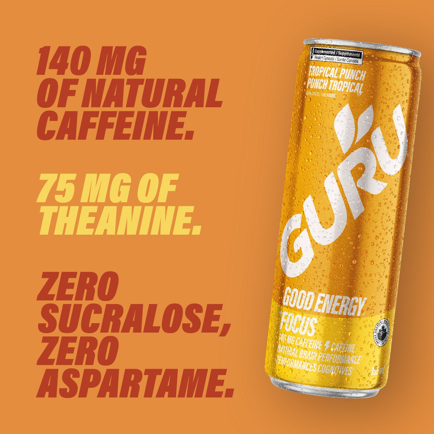 GURU Tropical Punch - Organic Energy Drink | GURU Energy – GURU Beverage