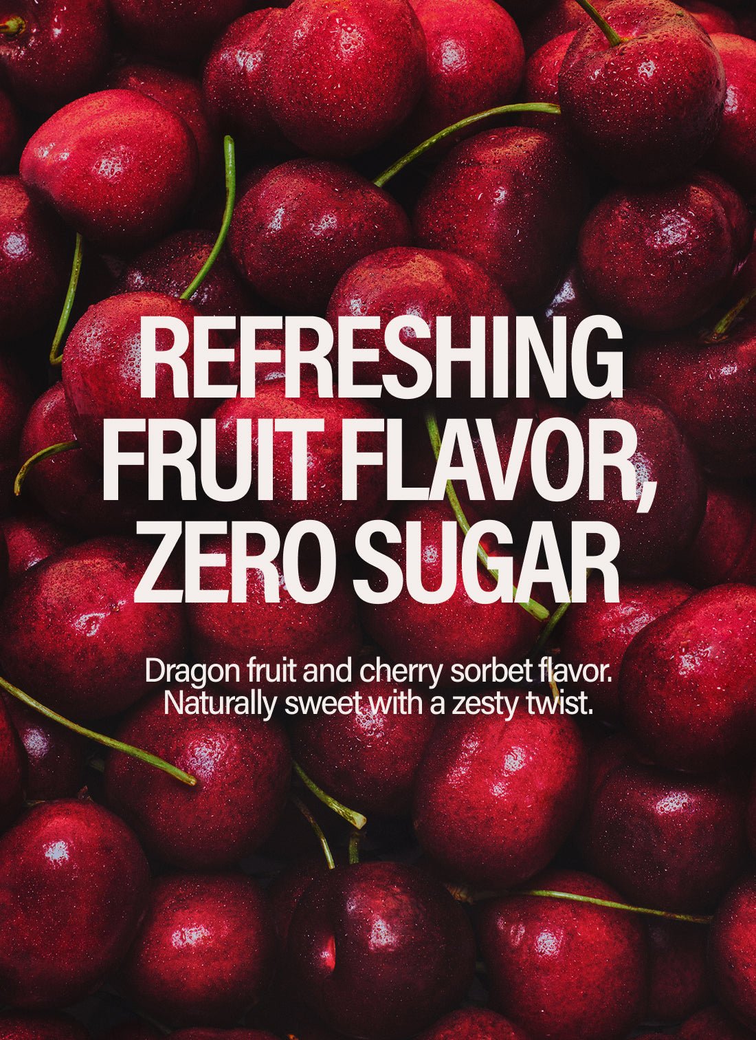 Zero Dragon Fruit Cherry Sorbet - GURU Beverage
